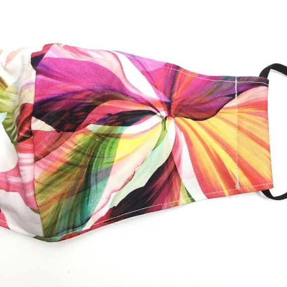 2/$15 - Flower Mask, Tropical Plants & Leaves Face Mask, Filti Filter - Picture 6 of 14